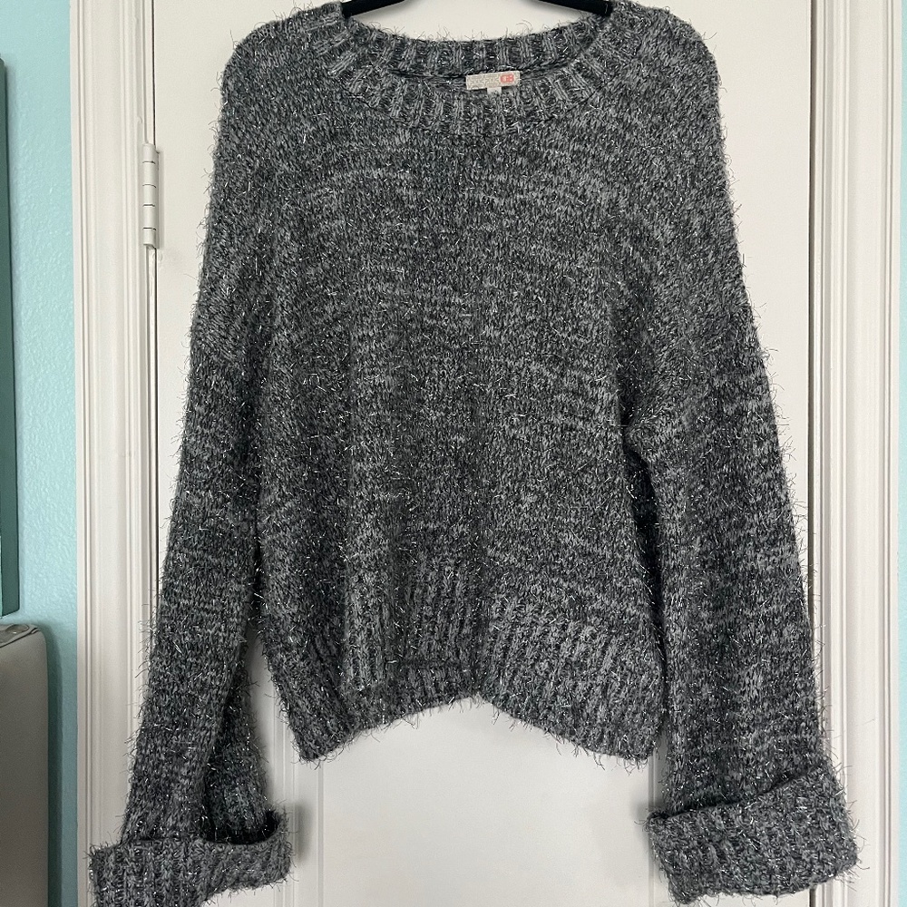Gianni Bini | Gray Tinsel Sweater